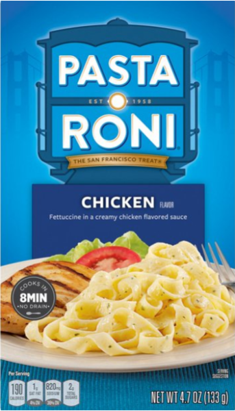 PASTA RONI 'Chicken' Fettuccinen in a creamy chicken Flavored Sauce 133 gr